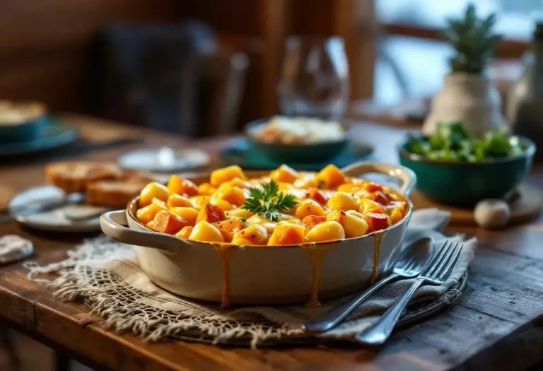Ce gratin montagnard simple et ultra généreux réunit gnocchis, potimarron et Reblochon pour une ambiance chaude à table Ce gratin montagnard simple et ultra généreux réunit gnocchis, potimarron et Reblochon pour une ambiance chaude à table