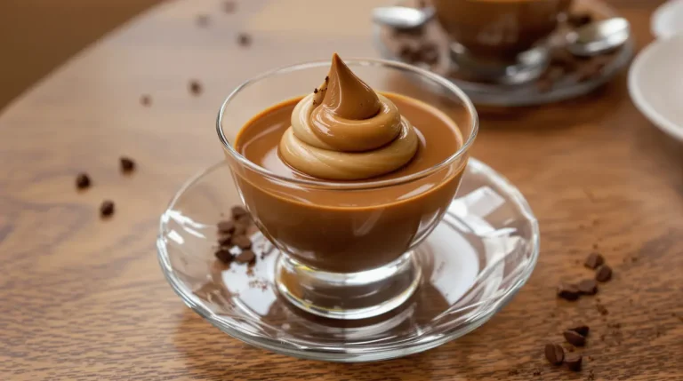 J’ai remplacé les flans et mousses du commerce par cette crème dessert au café maison : ultra onctueuse, sans œufs et très facile à faire !