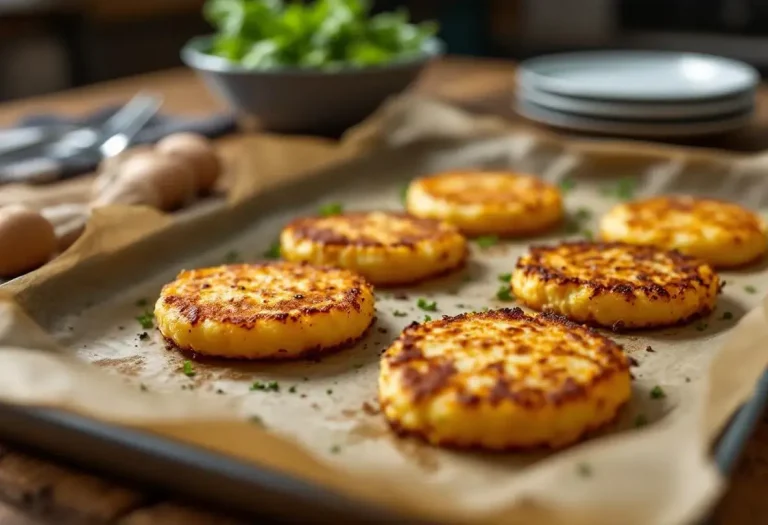 « Je les prépare en 10 minutes chrono pour toute la famille » : mes galettes de pommes de terre crousti-dorées et ultra fondantes au four, bien plus légères que des frites « Je les prépare en 10 minutes chrono pour toute la famille » : mes galettes de pommes de terre crousti-dorées et ultra fondantes au four, bien plus légères que des frites