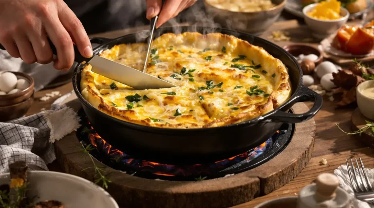 La polenta se cuisine aussi en délicieuses galettes aux légumes et au fromage !