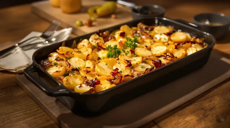 Le gratin le plus simple du monde ? Pommes, oignons, bouillon… pour une texture encore plus gourmande qu’un dauphinois Le gratin le plus simple du monde ? Pommes, oignons, bouillon… pour une texture encore plus gourmande qu’un dauphinois