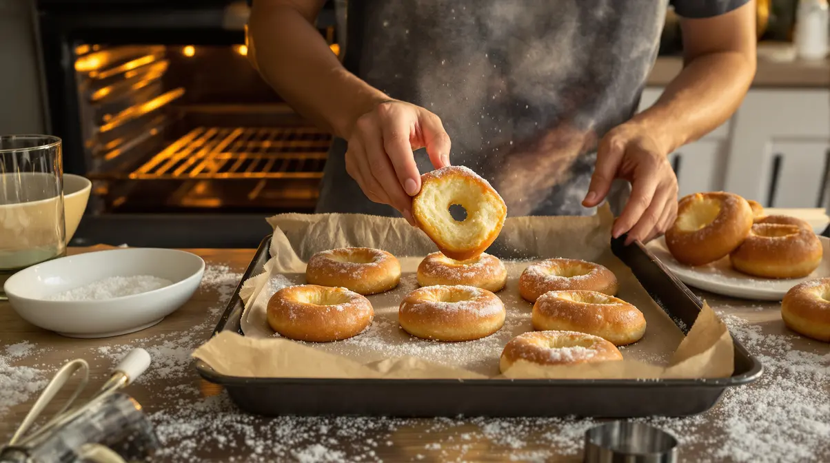 Beignets au sucre sans friture : la recette facile et inratable que je prépare au four Beignets au sucre sans friture : la recette facile et inratable que je prépare au four
