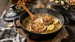 Filet mignon aux champignons et moutarde : un plat fondant, crémeux et prêt en 30 minutes