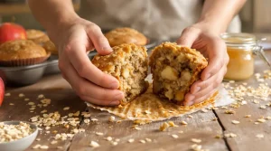 Fini le beurre dans mes gâteaux : je le remplace par un ingrédient du placard pour des muffins avoine-pomme délicieusement moelleux