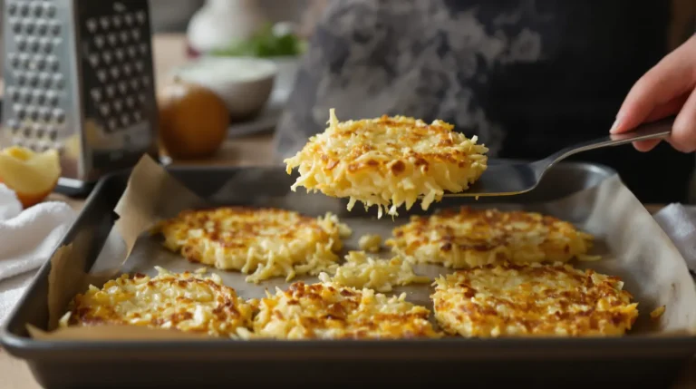 Galettes de pommes de terre croustillantes au four : ma recette légère prête en 10 minutes Galettes de pommes de terre croustillantes au four : ma recette légère prête en 10 minutes