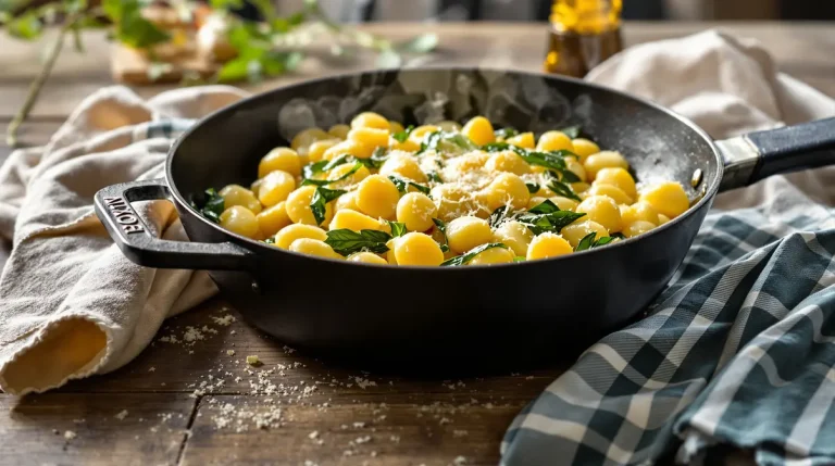 « Même mon mari qui n'aime pas cuisiner les réussit » : mes gnocchis au beurre de sauge express « Même mon mari qui n'aime pas cuisiner les réussit » : mes gnocchis au beurre de sauge express